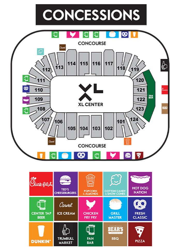 Xl Center Hockey Seating Chart