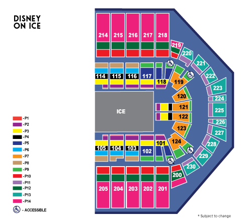 Webster Arena Seating Chart