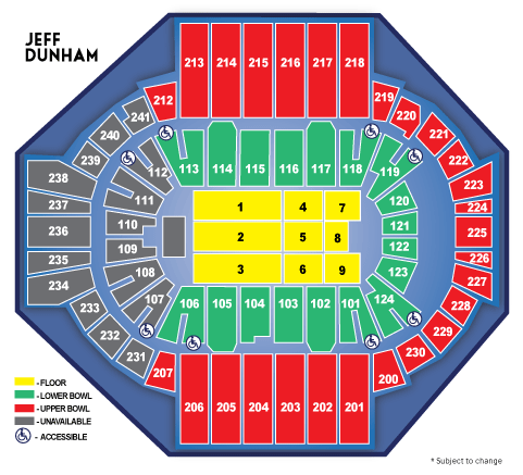 Family Arena Seating Chart Jeff Dunham