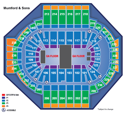 Xfinity Center Seating Chart