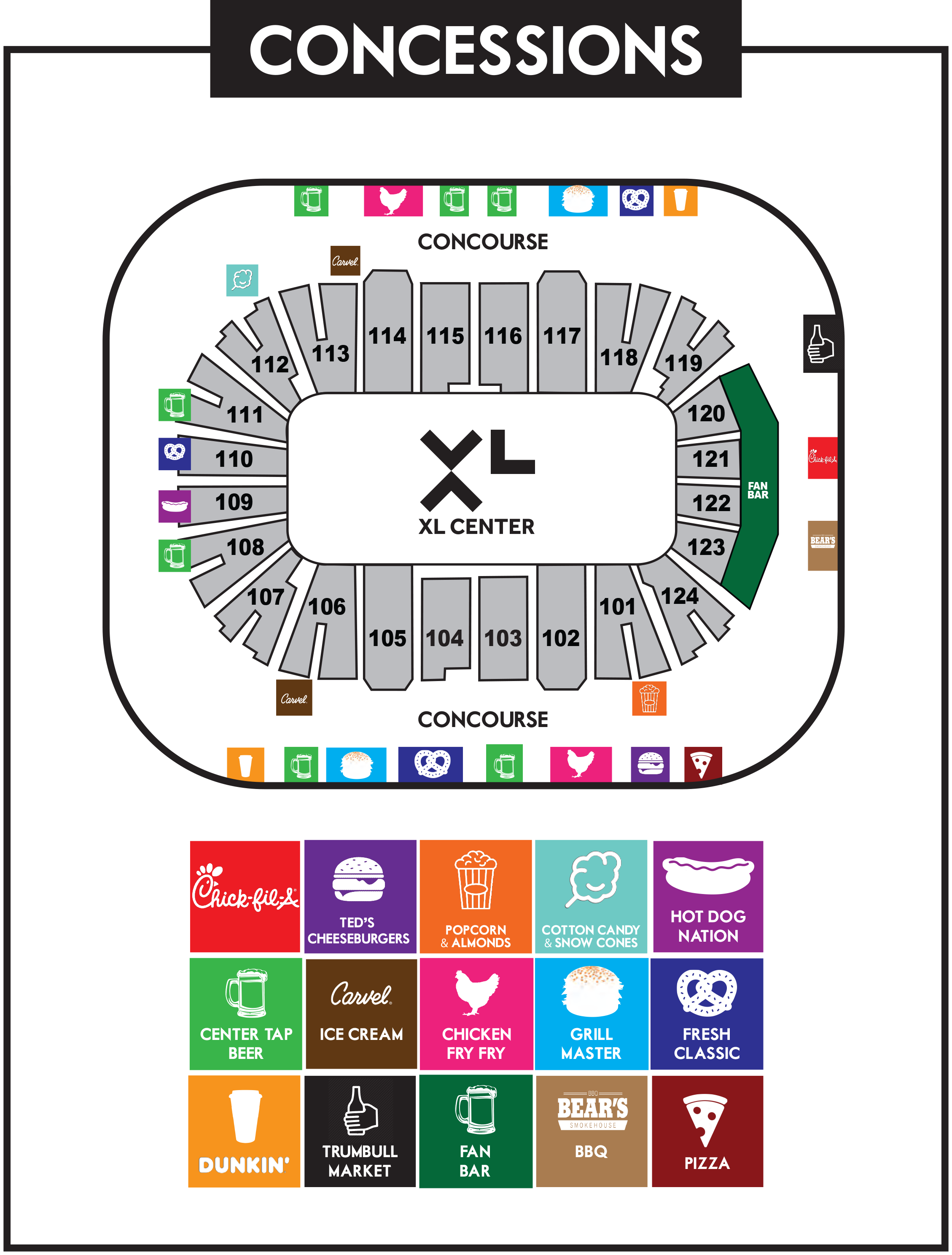 Xcel Center Hartford Seating Chart