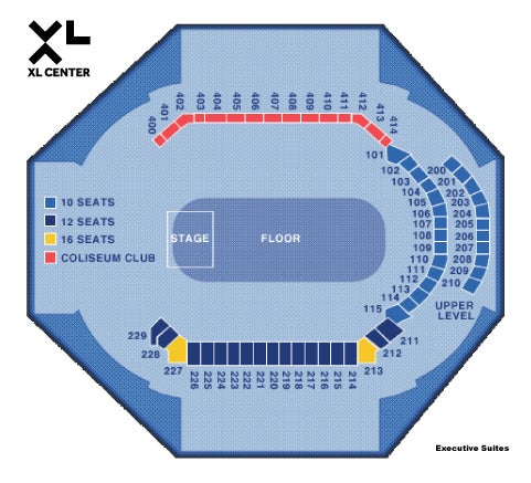 Hartford Xl Center Seating Chart